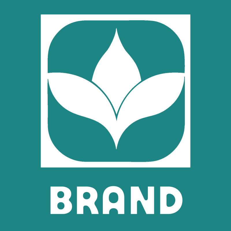 Negative Space Lotus Rounded Badge preview