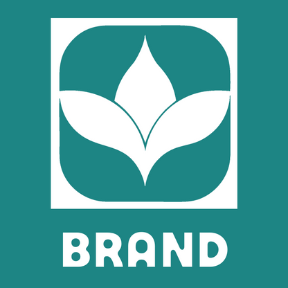 Negative Space Lotus Rounded Badge preview