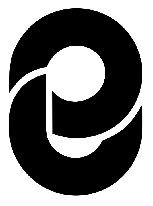 Negative Space Magnifier Oval Icon