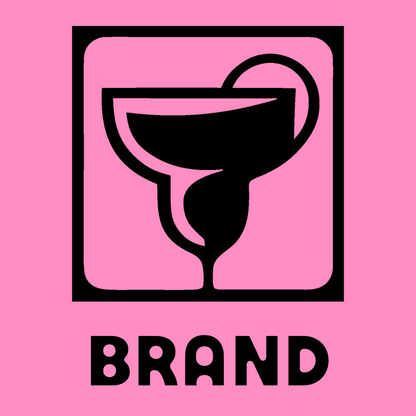 Negative Space Margarita Square Icon preview