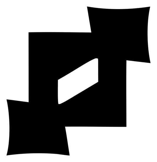 Negative Space Music Note Badge