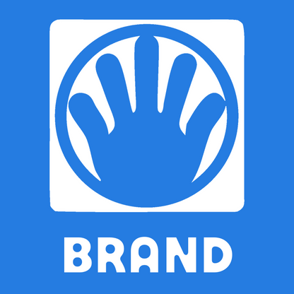 Negative Space Open Hand Badge preview