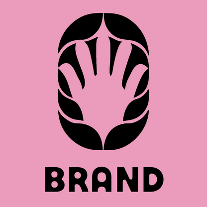 Negative Space Open Hand Badge preview
