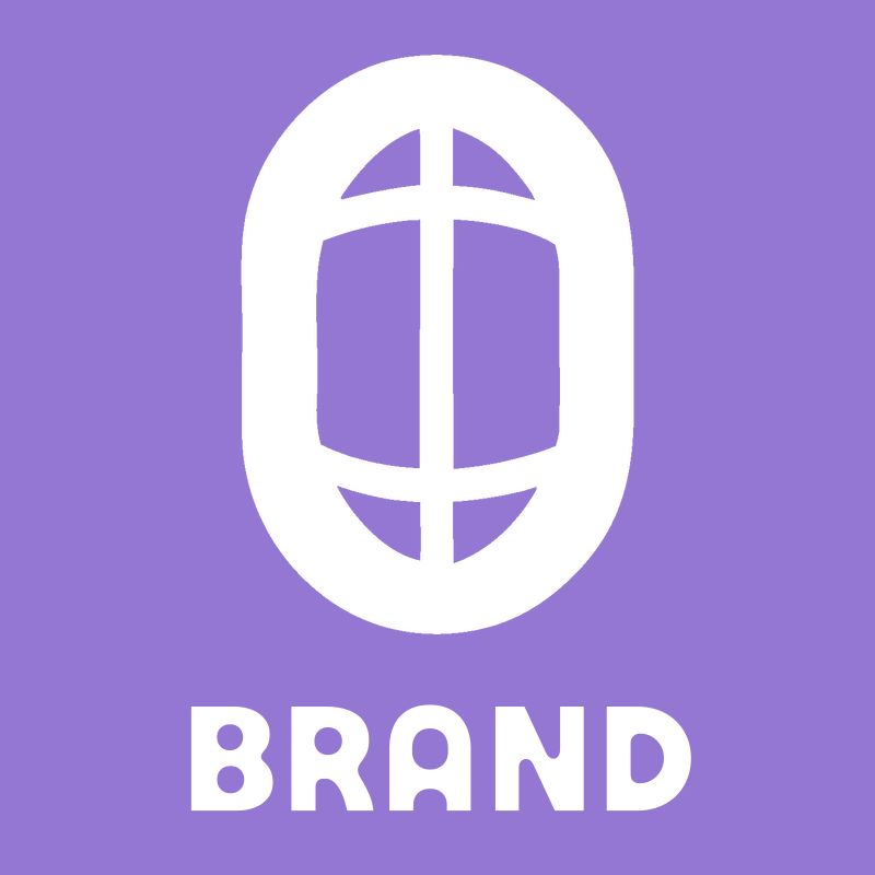Negative Space Oval Grid Badge preview