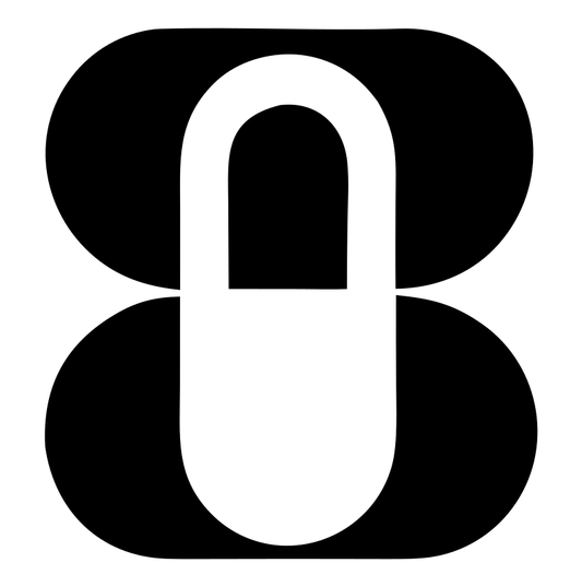 Negative Space Padlock Double Mark