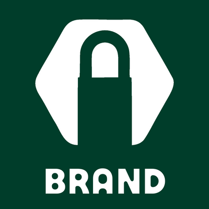 Negative Space Padlock Hexagon Badge preview