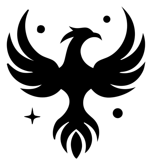 Negative Space Phoenix Star Mark