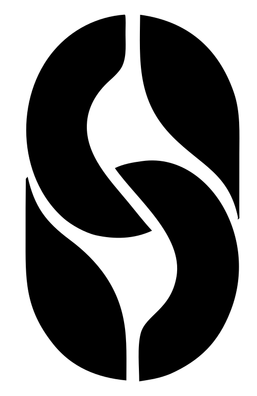 Negative Space Pretzel S Mark