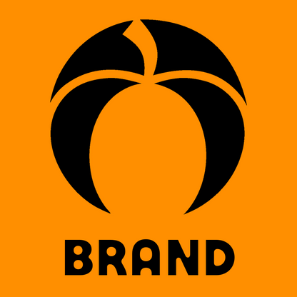 Negative Space Pumpkin Circle Badge preview