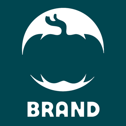 Negative Space Pumpkin Circle Badge preview