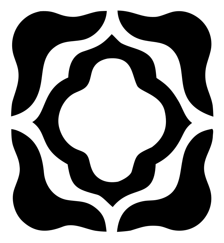 Negative Space Quatrefoil Tile Mark