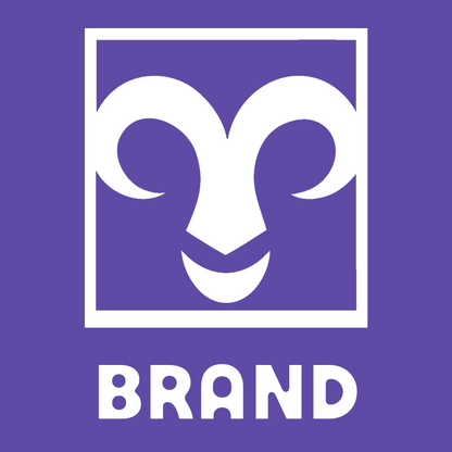 Negative Space Ram Face Crest preview