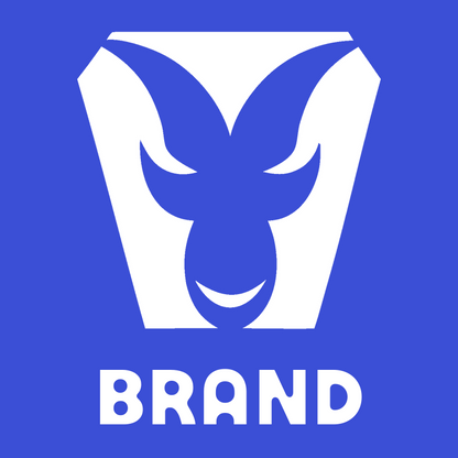 Negative Space Ram Face Crest preview