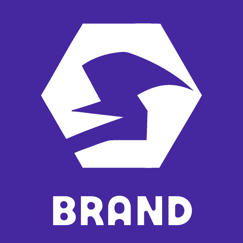 Negative Space Raven Hexagon Badge preview