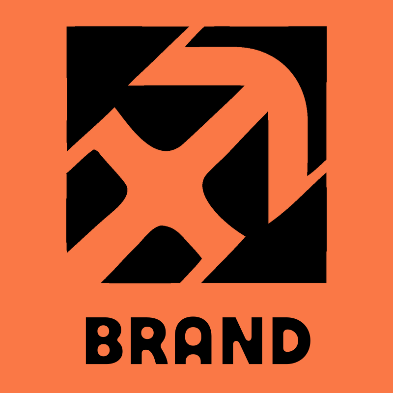 Negative Space Rotating Arrow Emblem preview