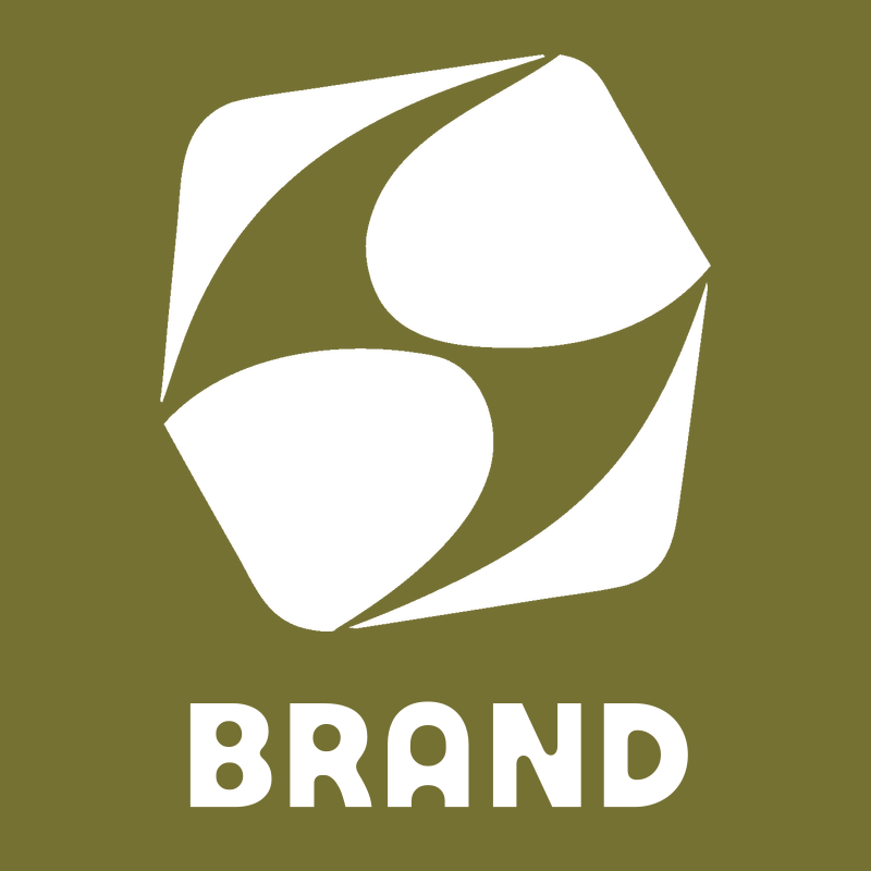 Negative Space Rounded Pentagon Mark preview