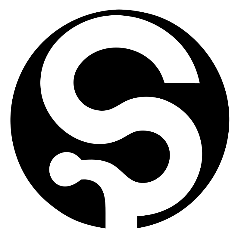 Negative Space S Circle Mark