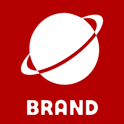 Negative Space Saturn Planet Logo preview