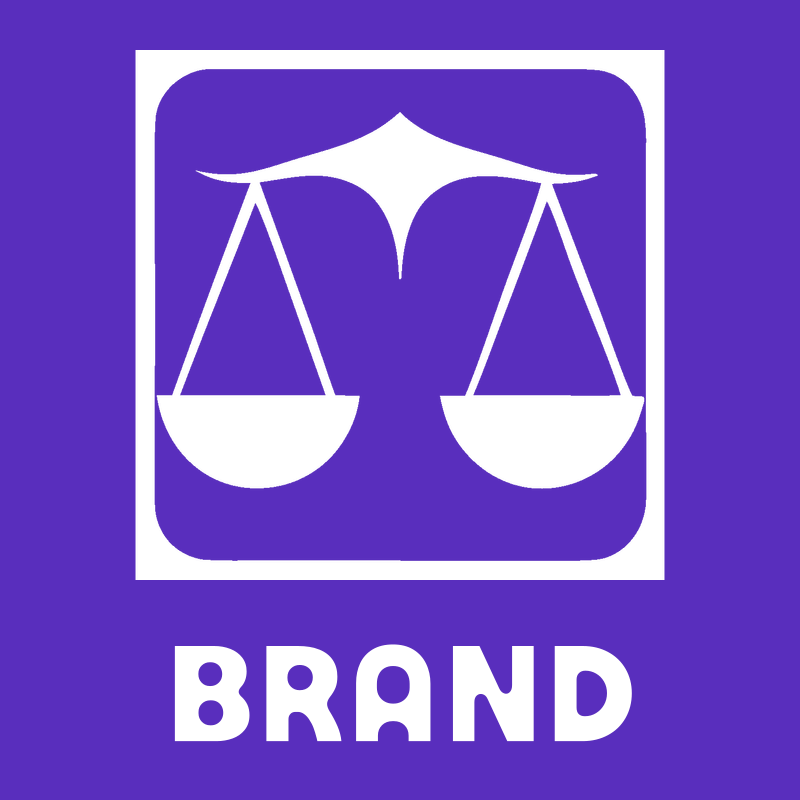 Negative Space Scales Justice Badge preview