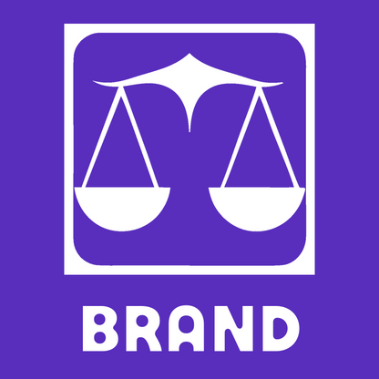 Negative Space Scales Justice Badge preview
