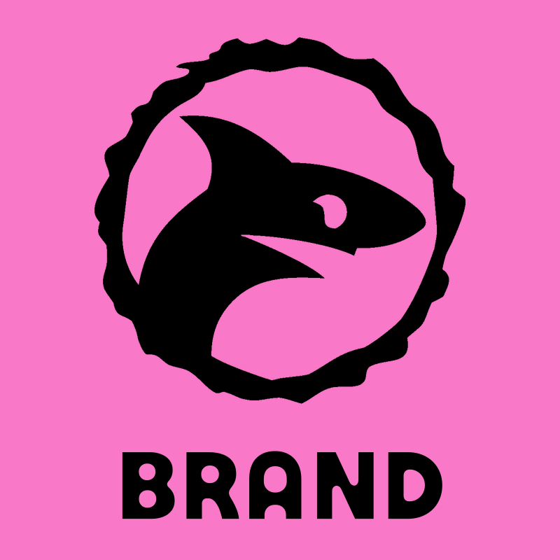 Negative Space Shark Badge preview