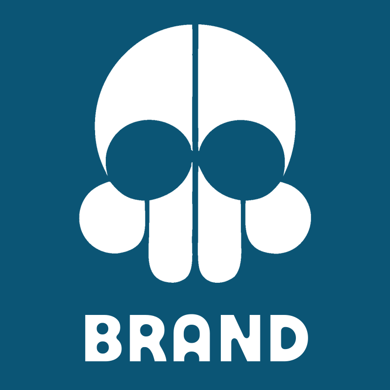 Negative Space Skull Icon preview