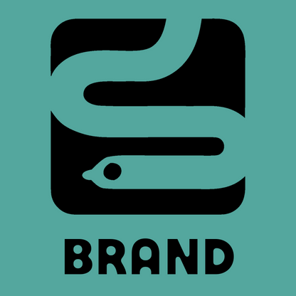 Negative Space Snake Badge preview