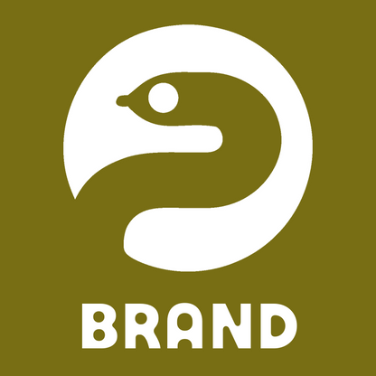Negative Space Snake Circle Badge preview