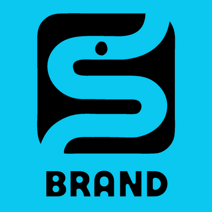 Negative Space Snake Square Badge preview