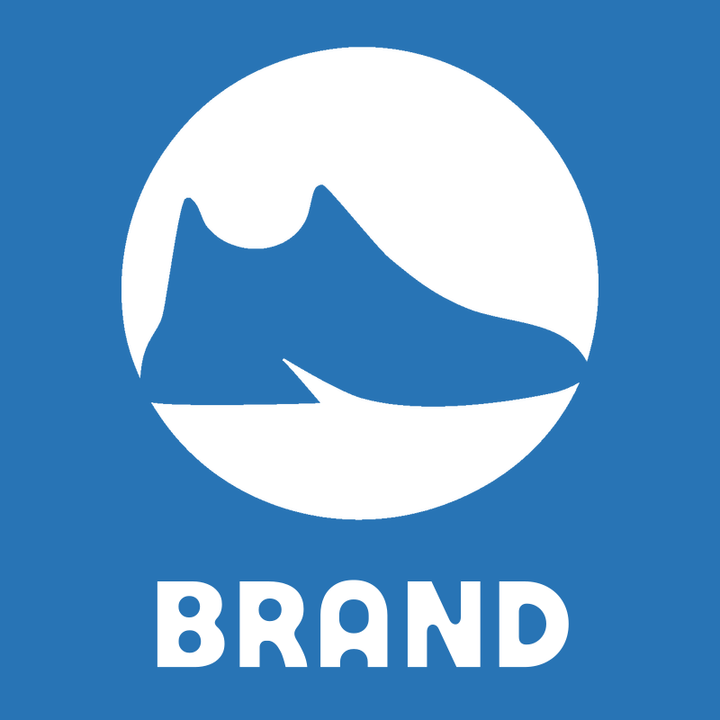 Negative Space Sneaker Circle Badge preview