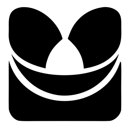 Negative Space Sombrero Hat Badge