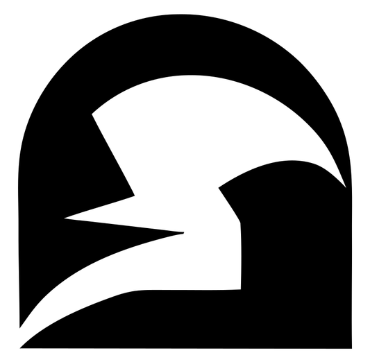 Negative Space Spartan Helmet Crest