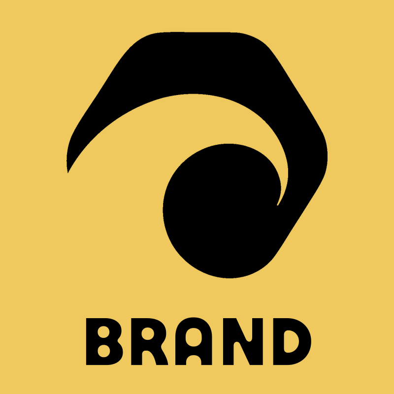 Negative Space Spiral Bolt Icon preview