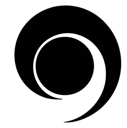 Negative Space Spiral Bulb Mark