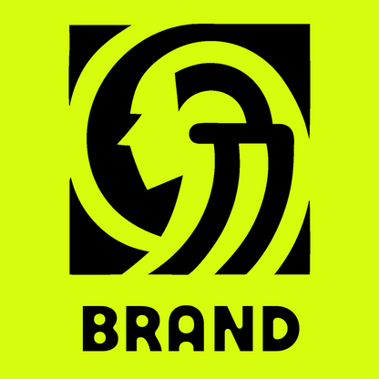 Negative Space Spiral Figure Badge preview