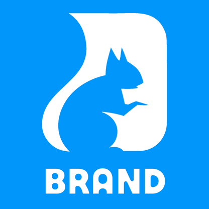 Negative Space Squirrel Rounded Icon preview