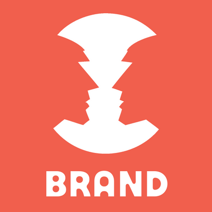 Negative Space Stacked Chevrons Gemini Mark preview