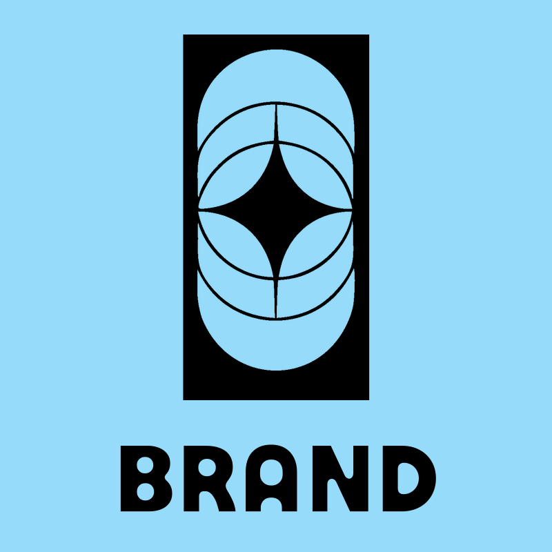 Negative Space Star Compass Badge preview