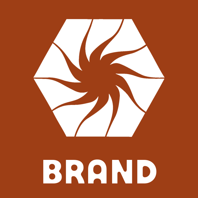Negative Space Starburst Hexagon Crest preview