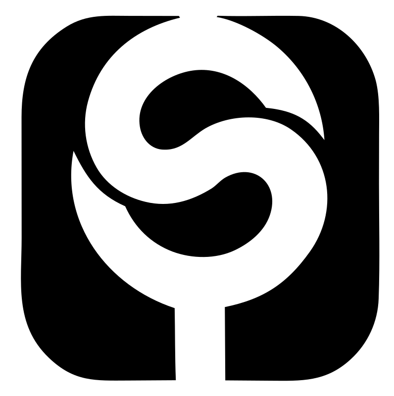 Negative Space Stethoscope App Icon