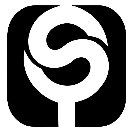 Negative Space Stethoscope App Icon