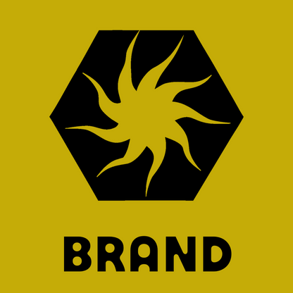 Negative Space Sun Hexagon Badge preview