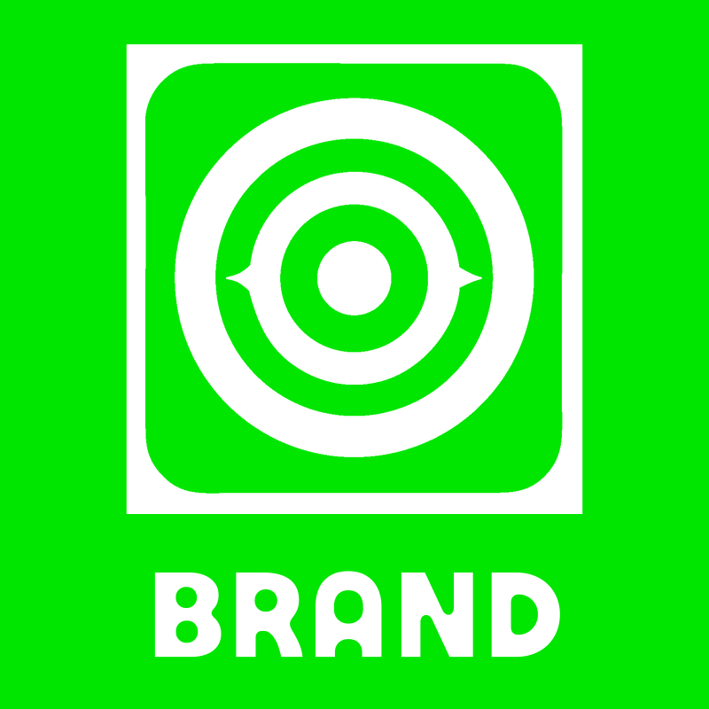 Negative Space Target Arrow Badge preview
