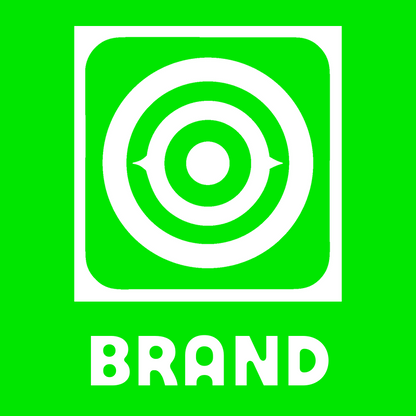 Negative Space Target Arrow Badge preview