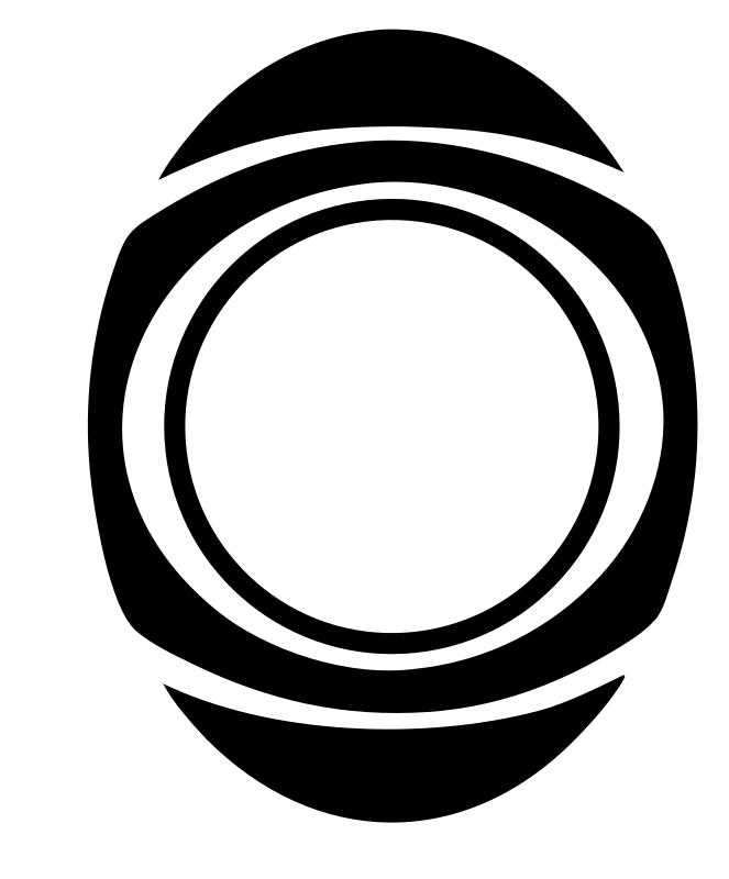 Negative Space Tennis Ball Crest