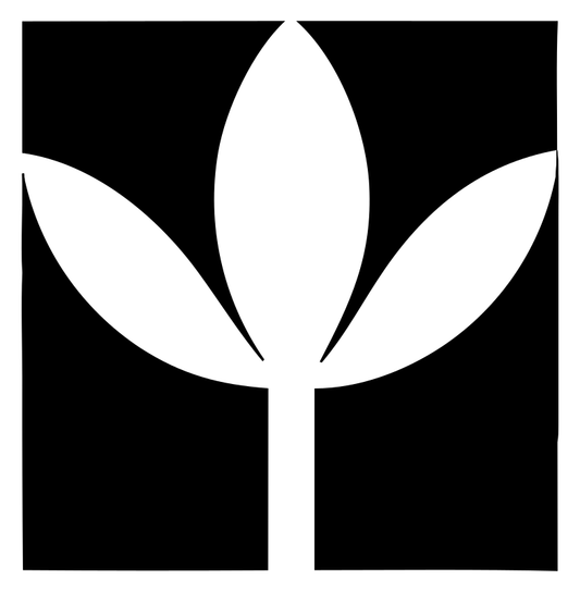 Negative Space Three Petal Lotus Mark