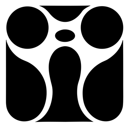 Negative Space Tree Drone Badge