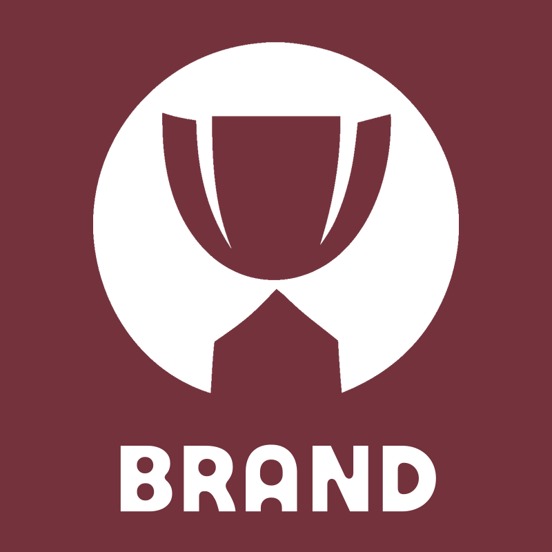 Negative Space Trophy Circle Badge preview
