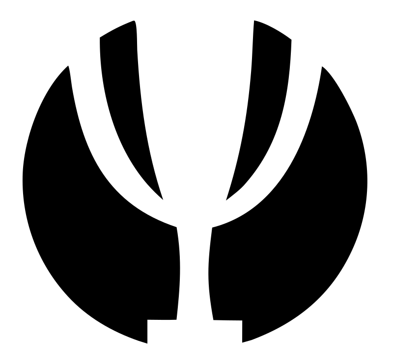 Negative Space Trophy Circle Mark