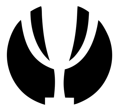 Negative Space Trophy Circle Mark
